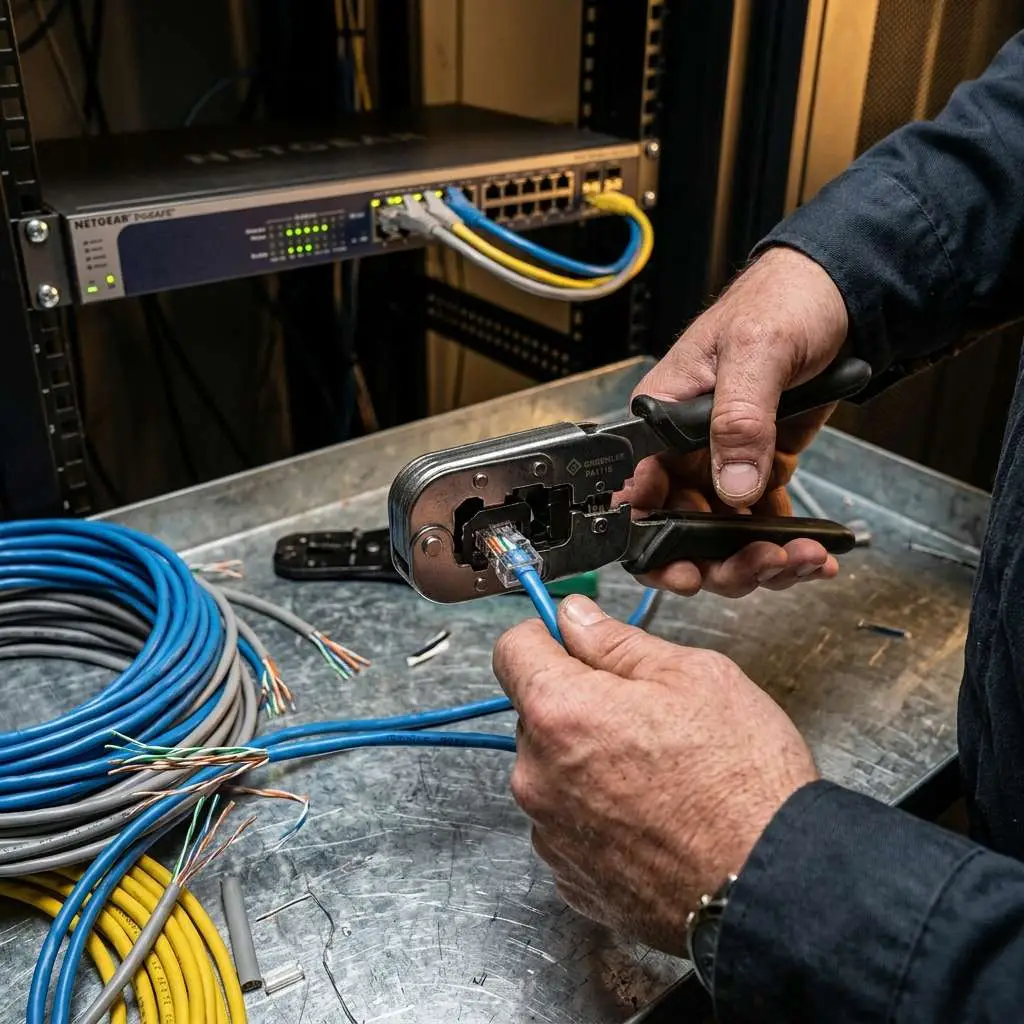 Security camera cable termination troubleshooting